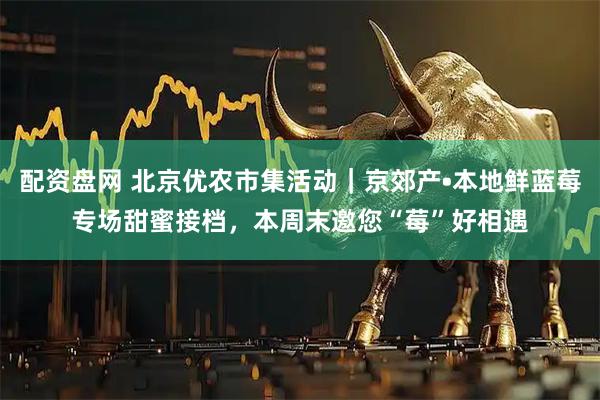 配资盘网 北京优农市集活动｜京郊产•本地鲜蓝莓专场甜蜜接档，本周末邀您“莓”好相遇